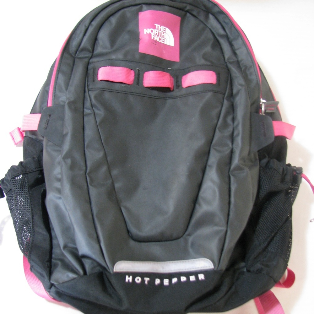 North Face Base Camp Hot Pepper Backpack - Picture 1 of 8